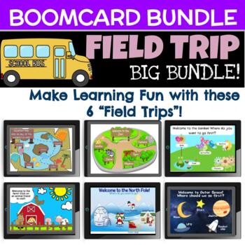 Preview of 6 Virtual Field Trips (BOOMCARD BUNDLE)