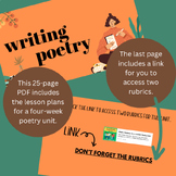 4-Week Unit: Introduction to Poetry with Examples, Lesson 