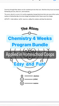 Preview of 4 Weeks Chemistry Program - Elementary School - Cycle 1