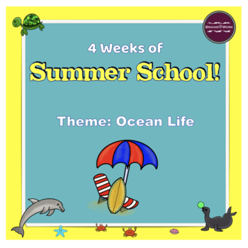 Preview of 4 Weeks of Summer School! (Ocean Life)