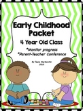 4 Year Old Parent-Teacher Conference Packet