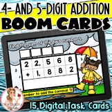 4- and 5-Digit Addition with Regrouping BOOM Cards | 4.NBT.4