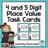 4 and 5 Digit Place Value Task Cards