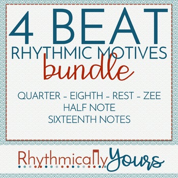 Preview of 4-beat Rhythm Motives - LEVEL 1 BUNDLE