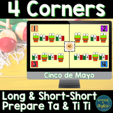 Cinco de Mayo Four Corners Game Long & Short Short: Prepar