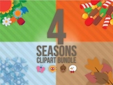 4 seasons clip art Bundle