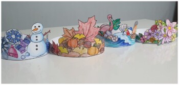 Preview of 4 seasons headbands art and craft