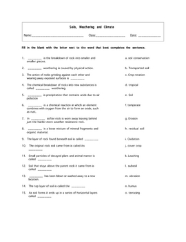 4 set Soils worksheets and keys by Maura & Derrick Neill | TpT