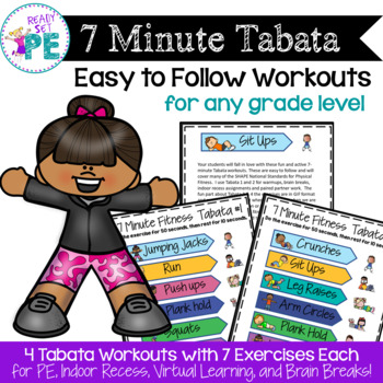 P.E. Fitness Tabata Instant Workout by Ready Set PE TPT