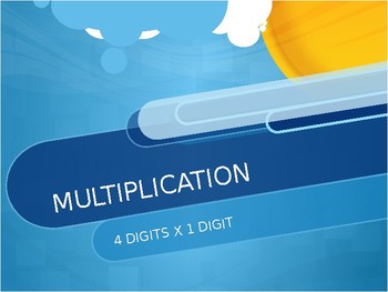 Preview of 4 x1 Multiplication Introduction