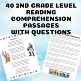 40 2nd Grade Reading Passages with Comprehension Questions