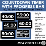 40, 45, 50, 55 & 60 Minute Countdown Timers (Video Files f