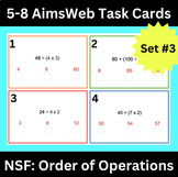 40 5-8 Number Sense Fluency Task Cards - Order of Operatio