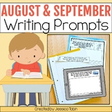 Back to School Writing Prompts August & September - Journa