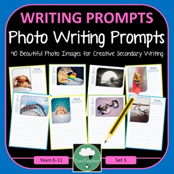 40 Photo Writing Prompts for High School English Students SET 3 by ...