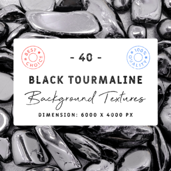 Preview of 40 Black Tourmaline Background Textures