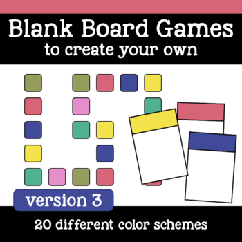 Preview of 40+ Blank Board Games {Version 3} Personal & Commercial Use