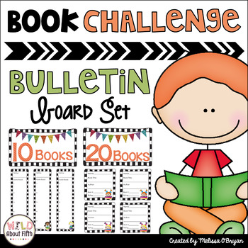 Preview of Book Challenge Bulletin Board Set