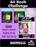 40 Book Challenge Bundle Resource **Back To School**