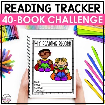 Preview of 40 Book Challenge Reading Log or Tracker Aligned with The Book Whisperer