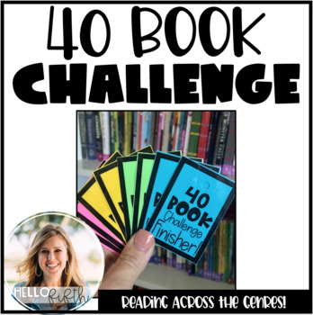 Preview of 40 Book Challenge Student Forms