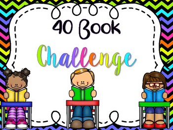 Preview of 40 Book Challenge Tracker and Guidelines