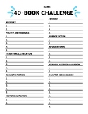 40 Book Reading Challenge