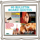 40 Bulletin Board Quotes - Arts, Music, Dance, Creativity 