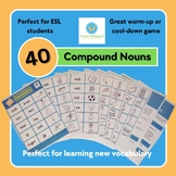 40 Compound Nouns Vocabulary game for ESL learners - Commo