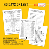 40 Days of Lent - Countdown to Easter & Activities for Kids