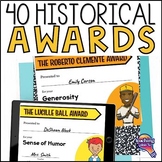 40 Editable End of the Year Awards: Famous People in Histo