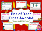 40+ End of Year Class Awards!