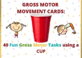 40 Fun Gross Motor Movement Cards/Flashcards (Activities u