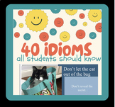 40 IDIOMS ALL STUDENTS SHOULD KNOW- digital ppt. animated 