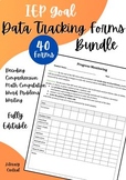 40 IEP Goal Data Tracking Forms  |  Fully Editable