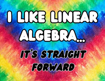 Preview of 40 Math Jokes / Math Puns Posters - Tie Dye Themed (Alg1 & Below)