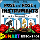 Beauty and the Beast INSTRUMENT POSTERS | Music Bulletin B