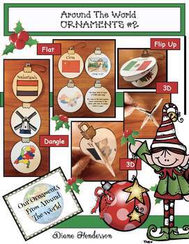 Preview of Christmas Around the World Crafts Christmas ORNAMENTS Crafts #2