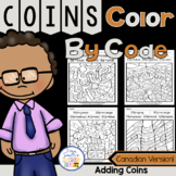 Colour By Code Adding Canadian Coins