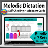 Melodic Dictation Sequential Music Literacy BUNDLE | Boom 
