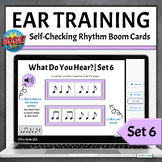 Rhythm Pattern Identification | Music Theory Boom Cards - Set 6