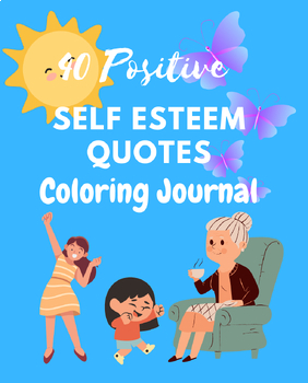 Self Esteem Journal: Self Esteem Activities for Kids School