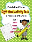 Sight Word Dolch Pre Primer Work On Words Multi Sensory Ce