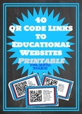 40 QR Codes to Ed Tech Websites: Teachers Digital Toolbox