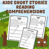 40 Reading comprehension short stories for kids for grade 