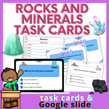 Preview of Rocks and Minerals Task Cards