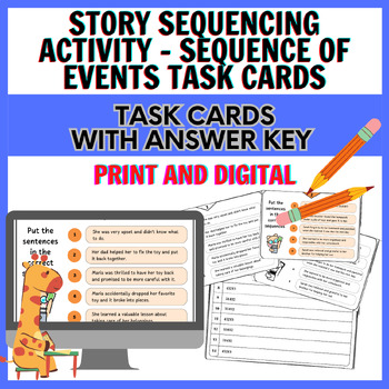 Preview of Story Sequencing Activity - Sequence of Events Task Cards