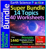 40 Worksheets Earth Science Printable Multiple Choice Prac