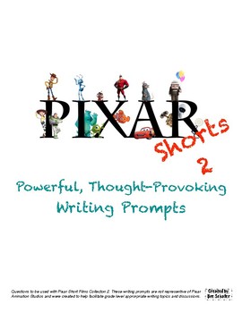Preview of 40 Writing Prompts for Pixar Shorts 2