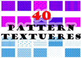 40 digital paper patterns and textures